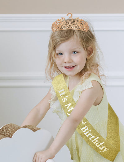 3rd Birthday, 3rd Birthday Girl, 3rd Birthday Tiara, 3rd Birthday Tiara and Sash, 3rd