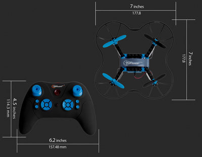 Top Race DIY Science Drone Building Blocks 2.4GHz Remote Control Drone, Build it Yourself