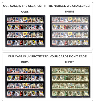 Sports Card Display Case Baseball Card Display Case For Collectibles Trading Card Display