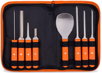 Halloween Professional Pumpkin Carving Kit - Stainless Steel Tools And Knives