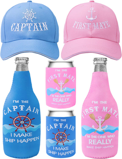 Captains Hat, Captain First Mate, Captain and First Mate Hats, Boat Gifts, Boat Captain