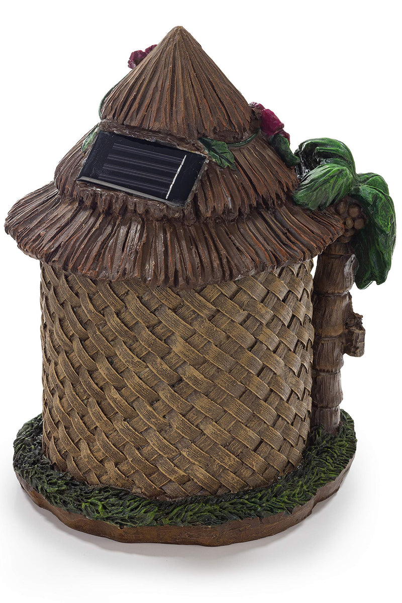 VP Home Tiki Hut Solar Powered LED Outdoor Decor Garden