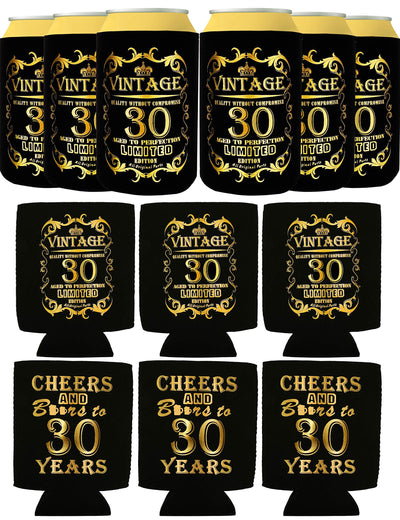 Cheers to 30 Years,30th Birthday Decorations for Men,30th Birthday Gift for Men,30th