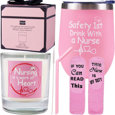 Nurse Gifts for Women,Gifts for Nurses,Safety First Drink With a Nurse,Gifts for Nurses