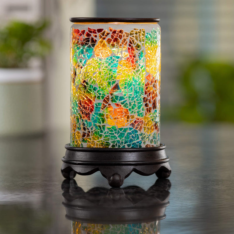 VP Home Mosaic Glass Fragrance Warmer (Polychromatic