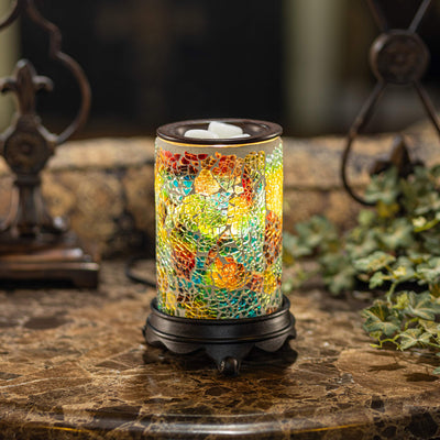 VP Home Mosaic Glass Fragrance Warmer (Polychromatic