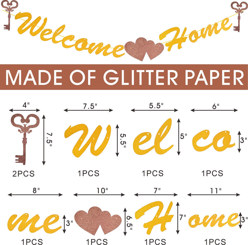 Welcome Home Banner, Welcome Banner For Party Home Decorations, New Home Welcome Home