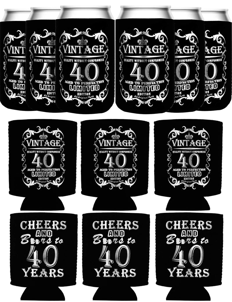 Cheers to 40 Years,40th Birthday Decorations for Men,40th Birthday Gifts for Men,40th Bday