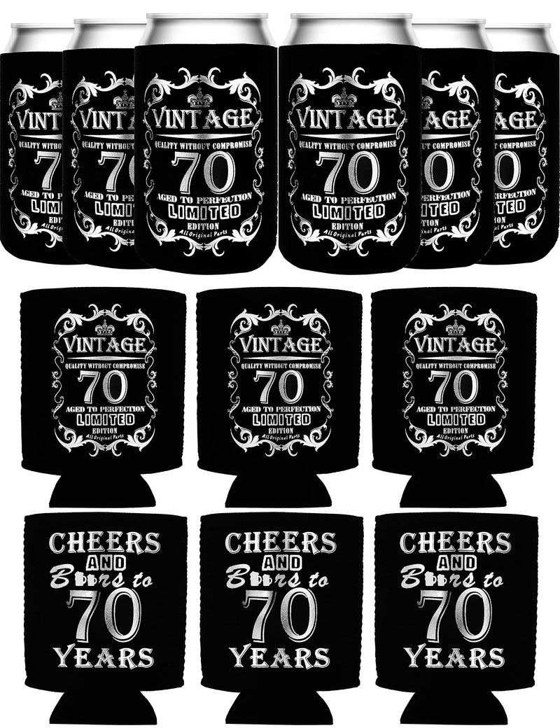 Cheers to 70 years Silver, 70th Birthday Gifts for Men, 70th Birthday, 70th Birthday Can