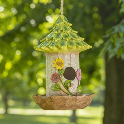 VP Home Feathered Feeder Decorative Hand-Painted