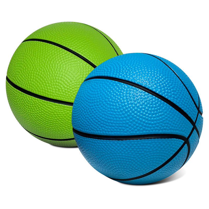 5 Inch Foam Mini Basketball for Indoor Basketball Mini Hoops, 2 Pack | Safe & Quiet Foam