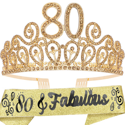 80th Birthday, 80th Birthday Gift, 80th Birthday Decorations for Women, 80th Birthday