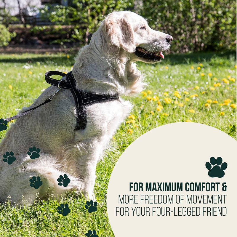 Happilax Norwegian No Pull Dog Harness for Medium to Large Dogs- Adjustable Dog Harness