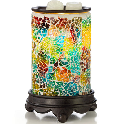 VP Home Mosaic Glass Fragrance Warmer (Polychromatic