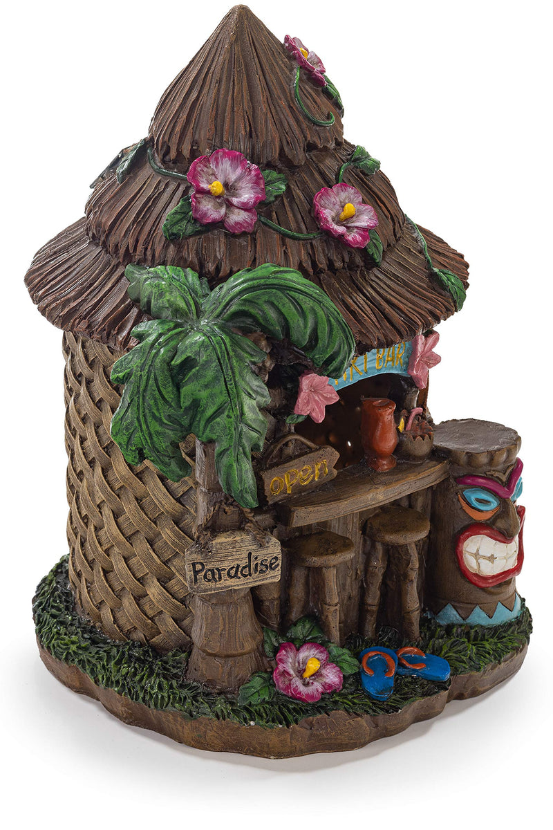 VP Home Tiki Hut Solar Powered LED Outdoor Decor Garden