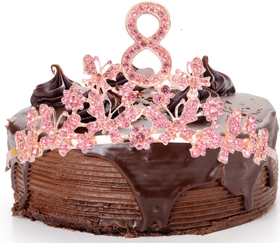 8th Birthday Gifts for Girls, 8th Birthday Tiara and Sash, Its My 8th Birthday Sash