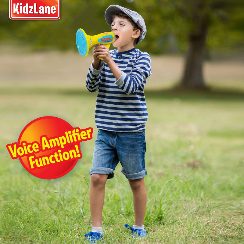 Kidzlane Voice Changer Microphone for Kids | Megaphone Function, LED Lights, and 5