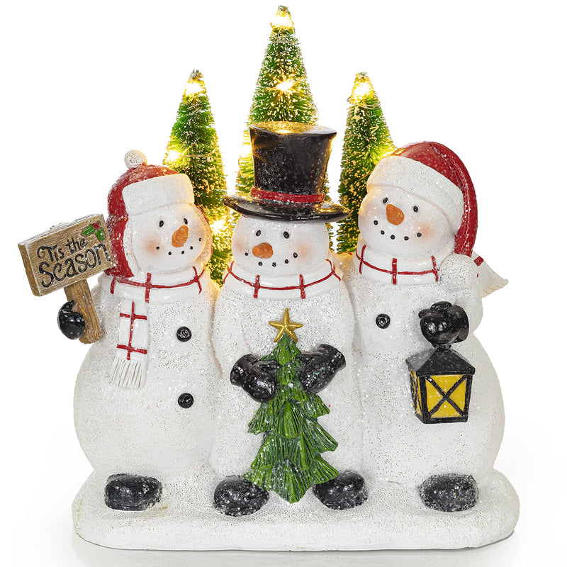 VP Home Tis The Season Snowman Christmas Trio LED Holiday