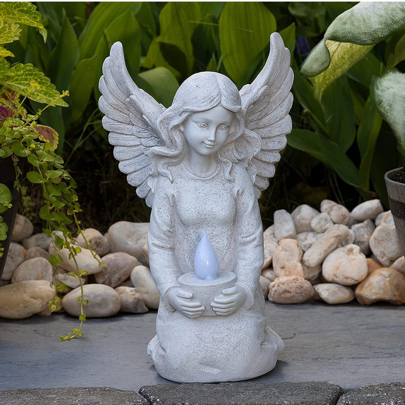 VP Home Heavenly Angel Solar Powered LED Outdoor Decor Garden