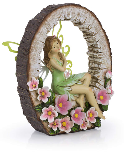 VP Home Enchanted Floral Fairy Solar Powered LED Outdoor Decor Garden