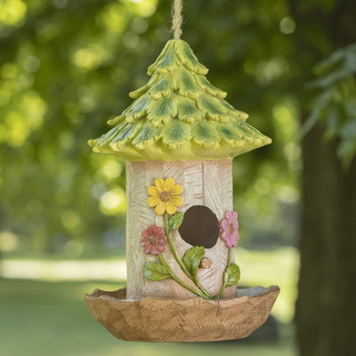 VP Home Feathered Feeder Decorative Hand-Painted