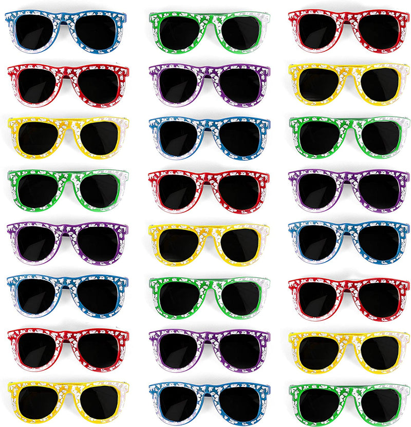 Bulk Kids Hibiscus Sunglasses Party Favors - Favorite Luau Party And Pool Party