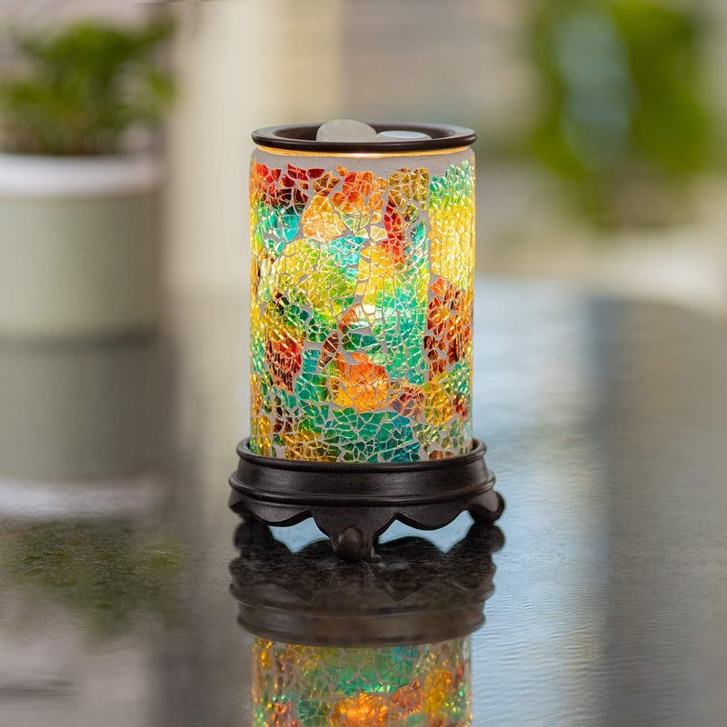 VP Home Mosaic Glass Fragrance Warmer (Polychromatic