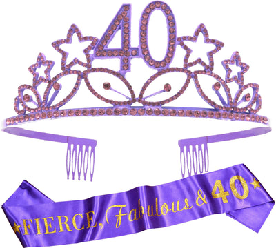 40th Birthday, 40th Birthday Gifts Women, 40th Birthday Crown, 40th Birthday Tiara, 40th