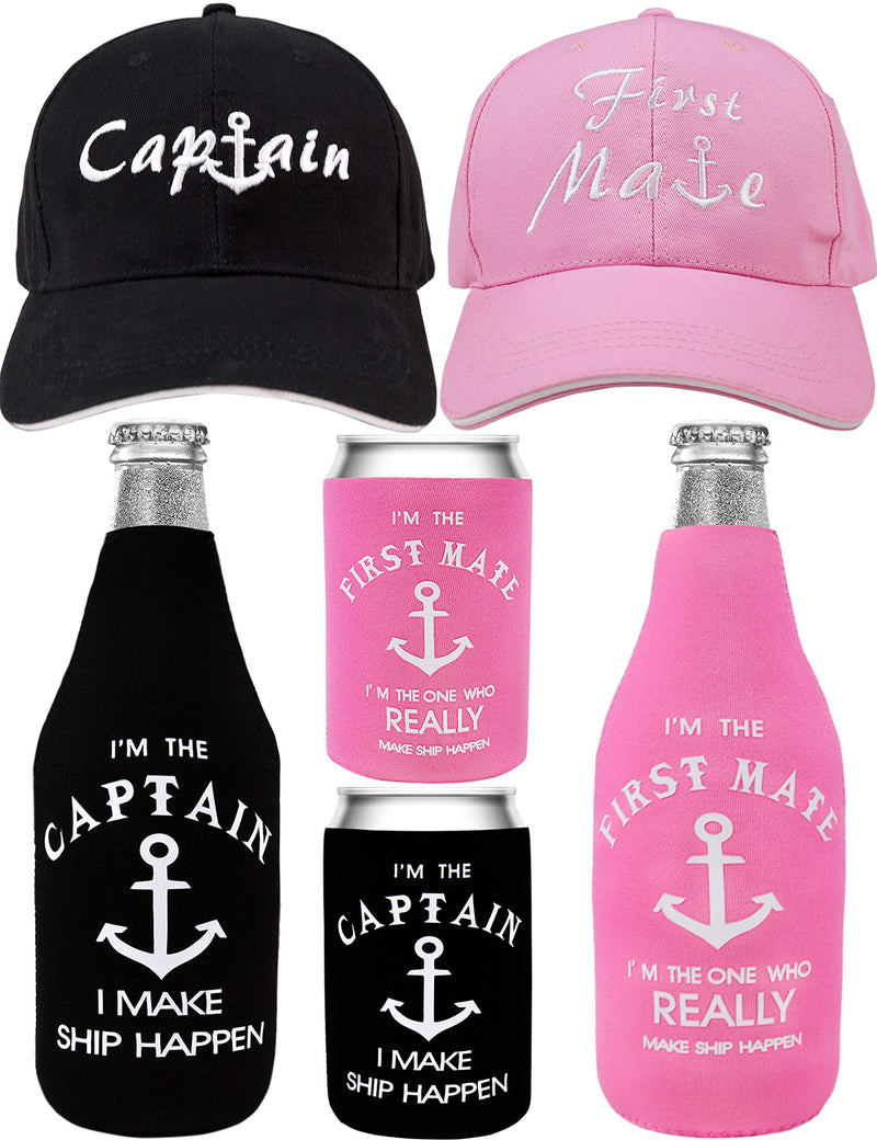 Captains Hat, Captain First Mate, Captain and First Mate Hats, Boat Gifts, Boat Captain