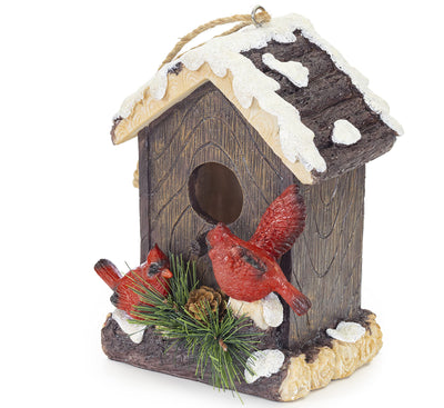 VP Home Winter Cardinals Decorative Hand-Painted