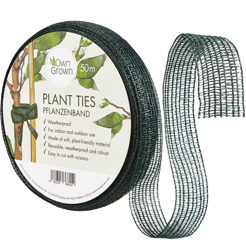 Garden Netting: 164ft Dark Green Plant Ties As Weatherproof Climbing Plant