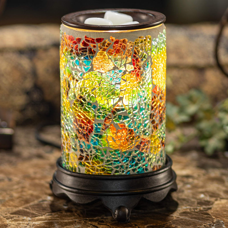 VP Home Mosaic Glass Fragrance Warmer (Polychromatic