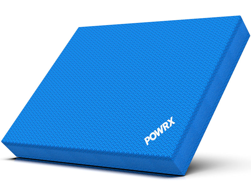 POWRX Foam Balance Pad for Stability Training, Yoga, and Physical Therapy | Non-Slip Foam