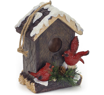 VP Home Winter Cardinals Decorative Hand-Painted