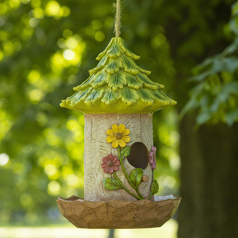 VP Home Feathered Feeder Decorative Hand-Painted