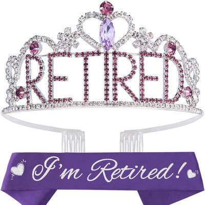 Retirement Party Decorations, Retirement Gifts, Retirement Decorations, Retired Crown