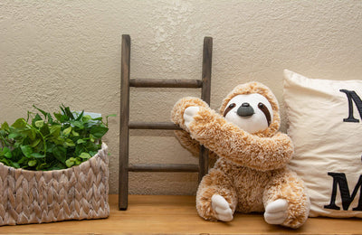 Sloth Stuffed Plush Toy Animal - Realistic, Cuddly Three Toed Sloth Stuffed Animal