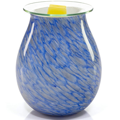 VP Home Radiant Art Glass Fragrance Warmer (Cerulean Clouds