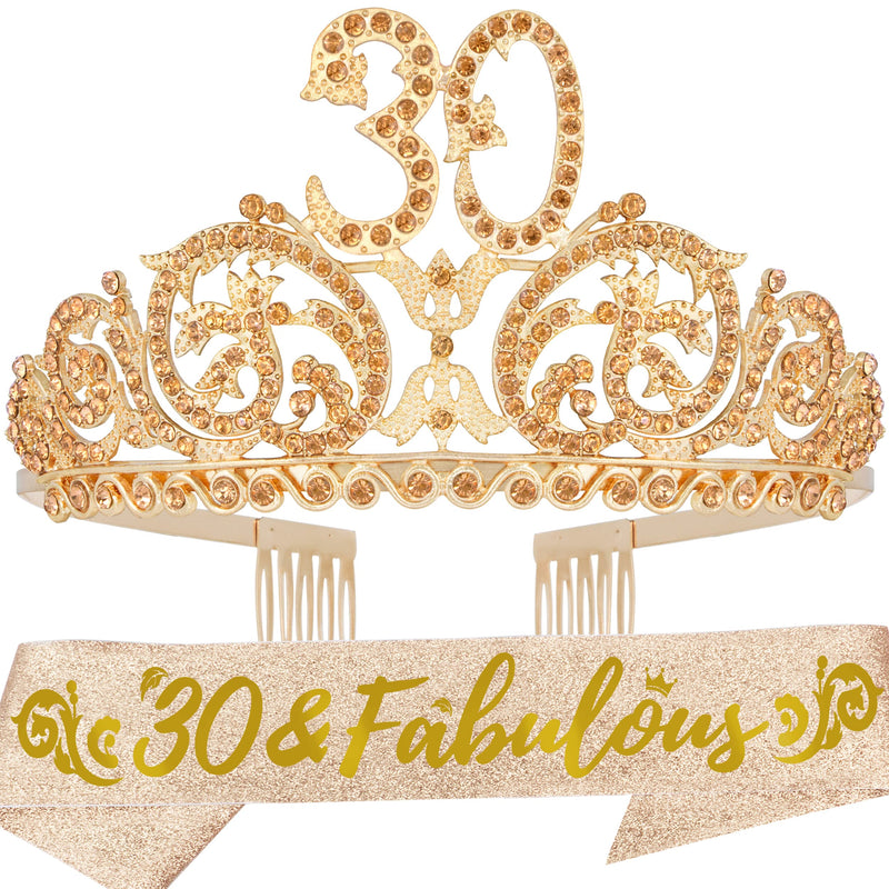 30th Birthday, 30th Birthday Decorations for Women, 30th Birthday Tiara, 30 Birthday