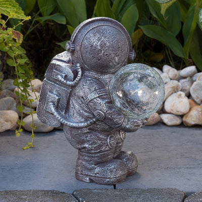 VP Home Spaceman Solar Powered LED Outdoor Decor Garden