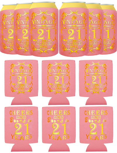 21st Birthday Gifts for women, Cheers to 21 years Pink, 21st Birthday Gifts, 21st Birthday