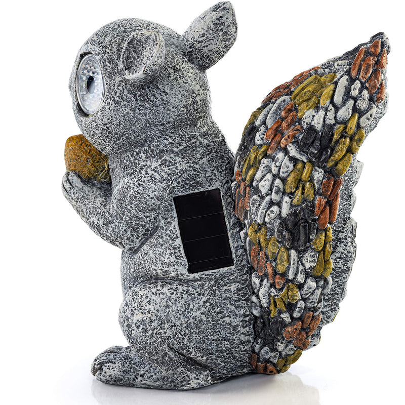 VP Home Nutty Squirrel Solar Powered LED Outdoor Decor Garden