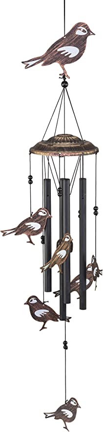 VP Home Tribal Turtles Outdoor Garden Decor Wind Chime (Rustic Sea Green